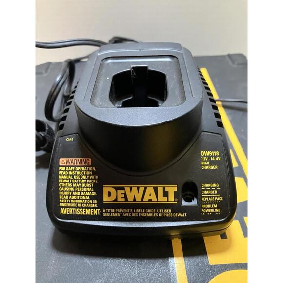 DeWalt DC727 Cordless Drill/Driver With  Charger , Bits, And Case - Picture 9 of 12